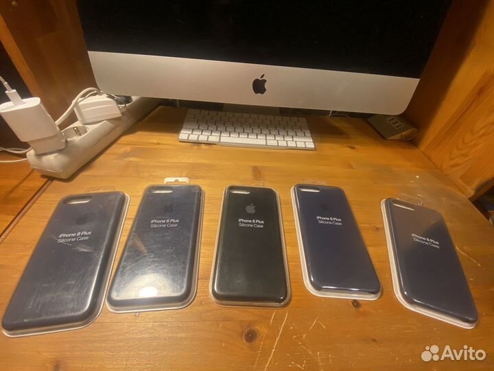 Оригинальный чехол Silicone Case iPhone 8 plus