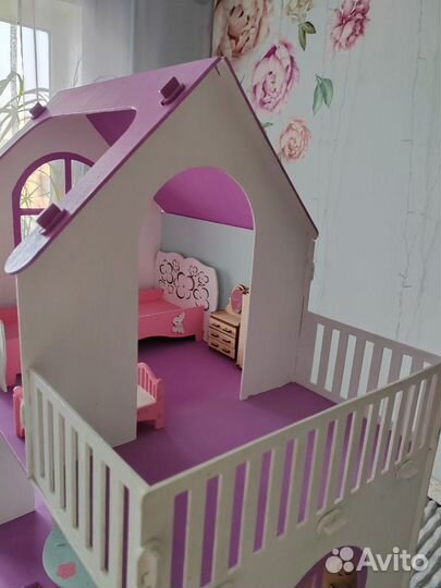 Домик кукольный+качеля