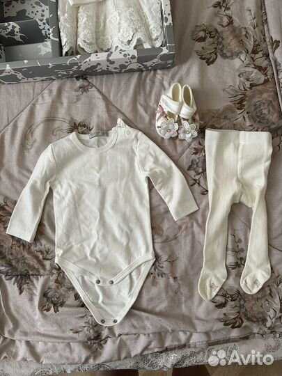 Комплект на выписку для девочки 0-3мес