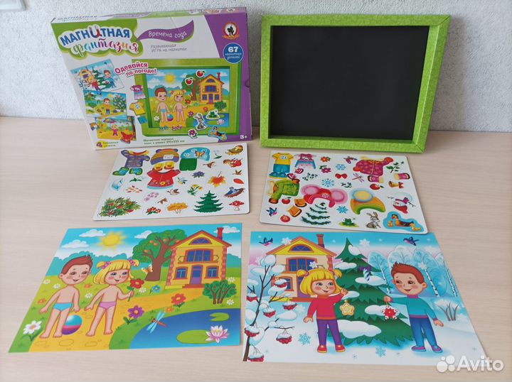 Развивающаяся игра на магнитах