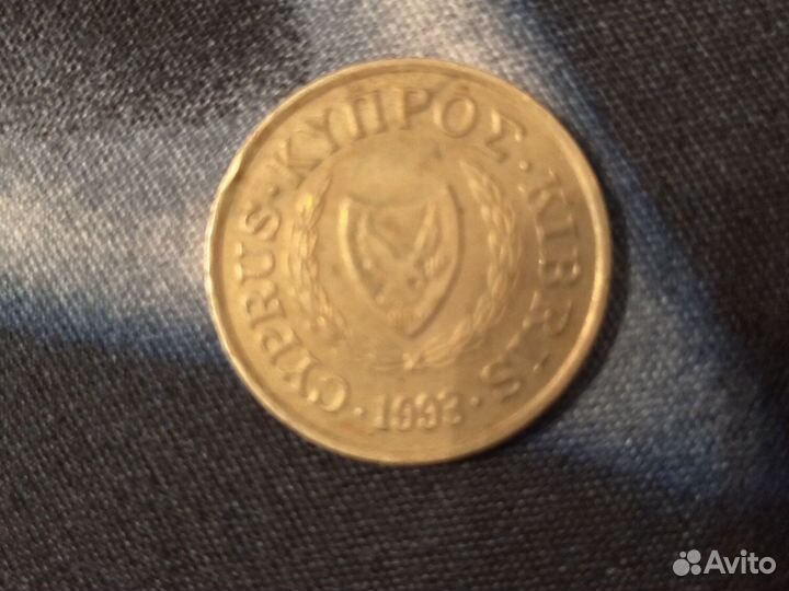 Монета 1993 года 10 центов