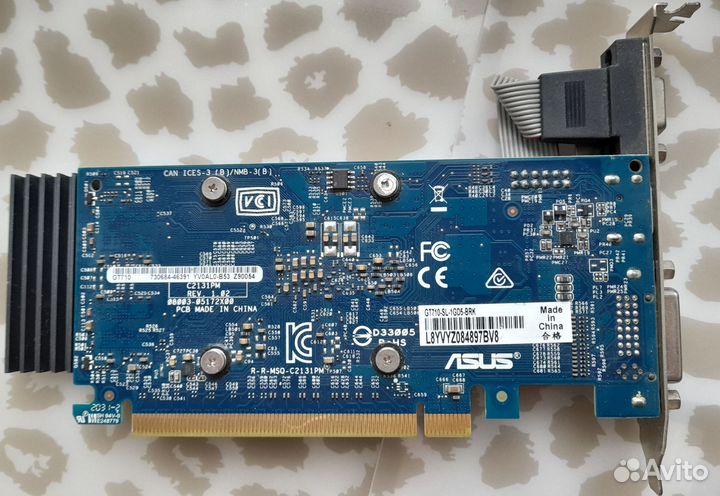 Видеокарта asus nvidia GeForce GT710