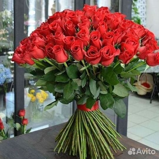 Высокие розы Букеты с доставкой