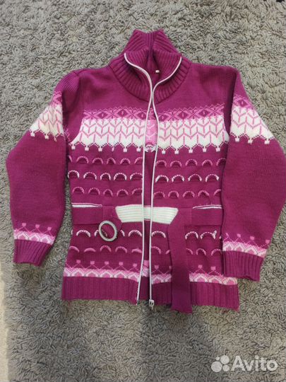 Вязанная кофта детская