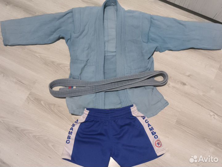 Кимоно для самбо или борьбы детское с шортами