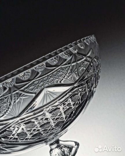 Ваза на ножке. Антикварные, СССР, Чехословакия