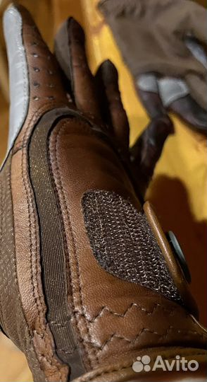 Кожаные перчатки для верховой езды