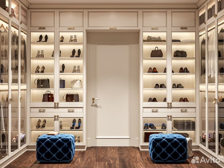 Гардеробные шкафы для одежды