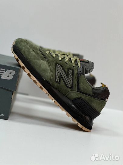 Кроссовки мужеский new balance 574 в зелёном