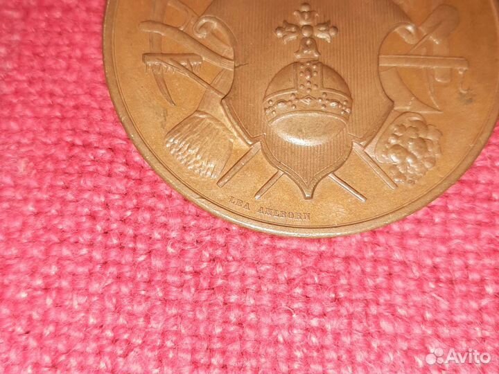 Медаль /г.Упсала дом.хоз. общество /Швеция XIX век