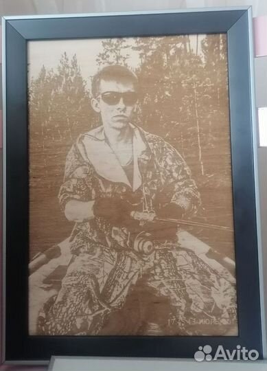 Выжигание портретов по дереву