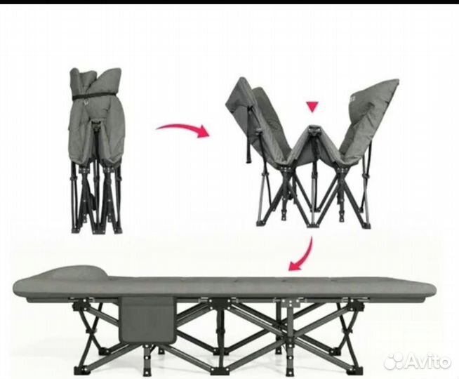 Походная кровать-раскладушка новая