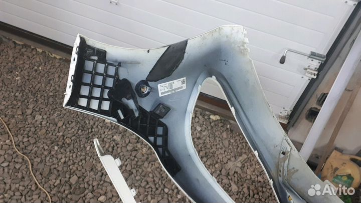 Бампер передний рестайлинг Mercedes CLA class w117