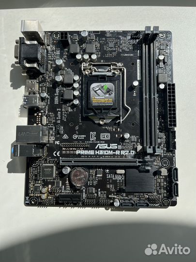 Материнская плата asus prime h310m