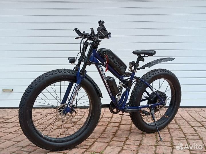 Электровелосипед новый двухподвес 2000w17ah