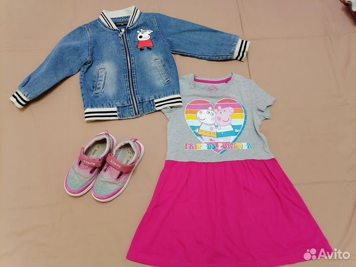 Вещи пакетом для девочки 110