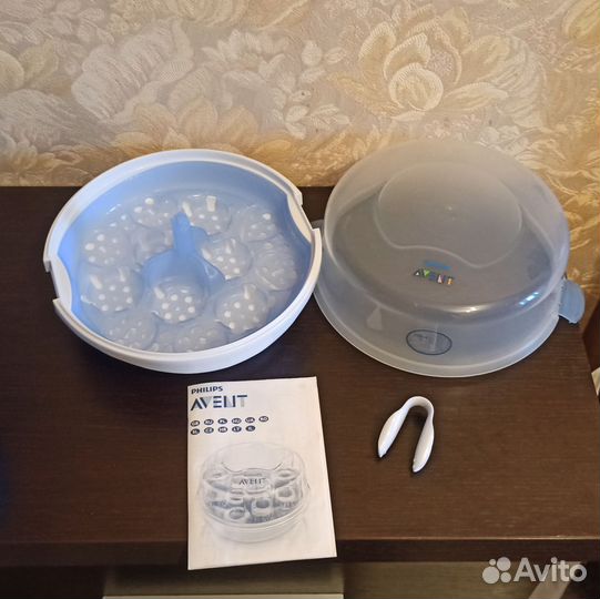Стерилизатор Avent Philips для свч и термо тарелка