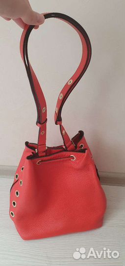 Сумка женская натуральная кожа trussardi