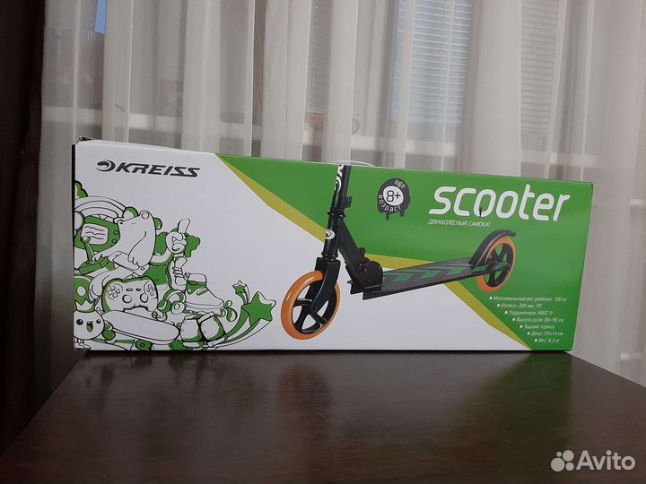 Самокат детский новый