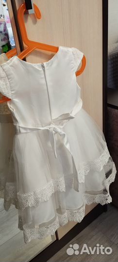 Нарядное платье для девочки 92-104см