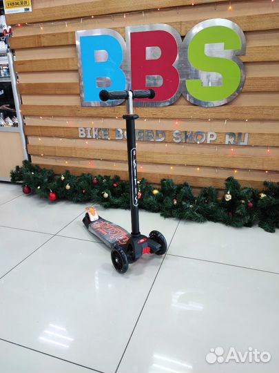 Самокат трехколесный sitis Micmax Smart черный