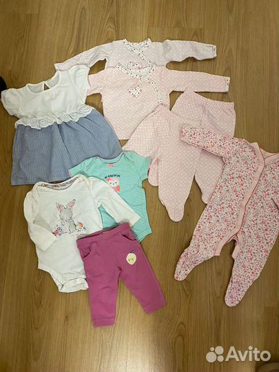 Пакет фирменной одежды для девочки 56-62