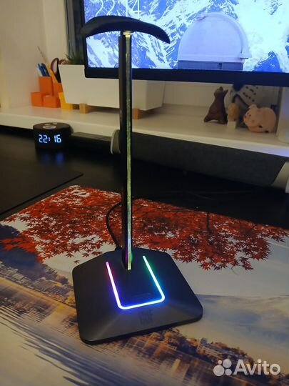 Держатель для наушников glhf Watchtower 2U RGB