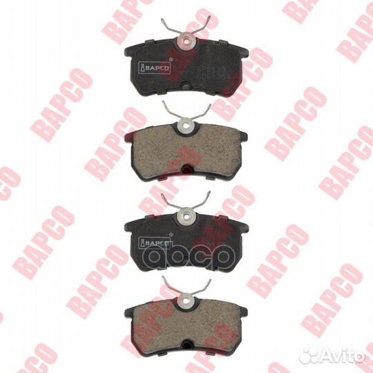 Колодки тормозные BP0185 bapco