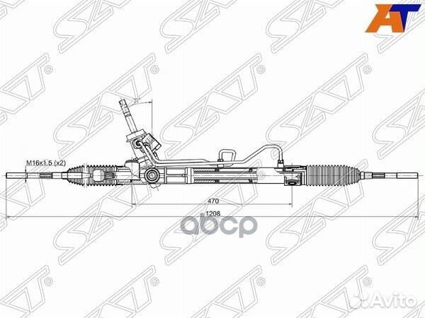 Рейка рулевая chevrolet cruze 10/opel astra-J 10