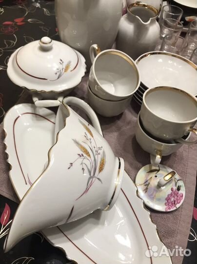 Посуда ссср(молочник, рюмки, сахарница