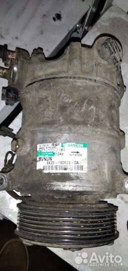 Компрессор кондиционера 9X23-19D629-DA Jaguar XF
