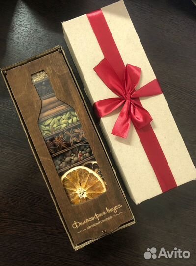 Глинтвейн в деревянной коробочке