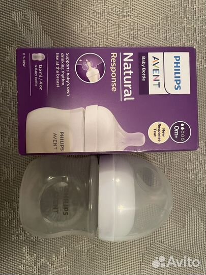 Бутылочка avent natural 125