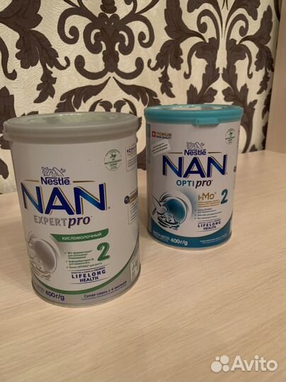 Детская молочная смесь Nan