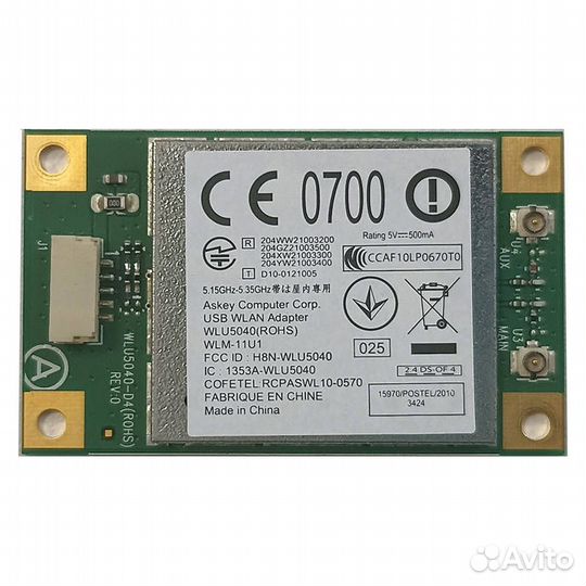 Модуль WiFi WLU5040-D4 (rohs) REV:0 Toshiba 46WL76