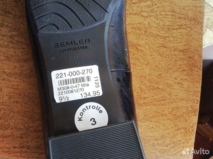 Туфли semler select.германия Р9.5