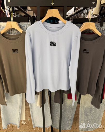Лонгслив Miu miu