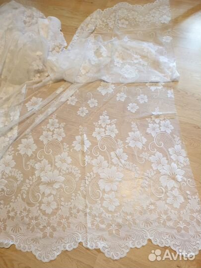 Шторы Германия (большой отрез тюли 5 метров)