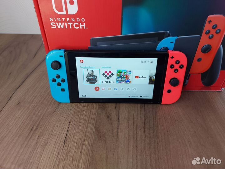 Прошитый Nintendo Switch 2rev. 160Gb Любые игры