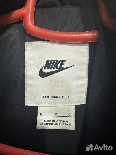 Пуховик женский nike длинный