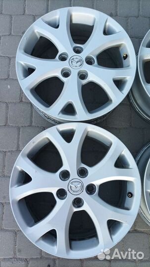 Диски оригинал r17 Mazda 3,6 Снежинки Sport