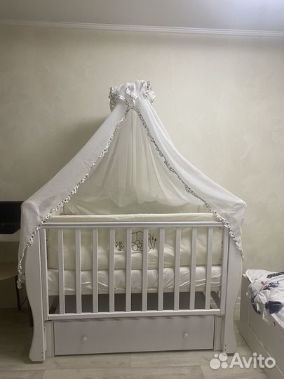 Балдахин в кроватку с держателем