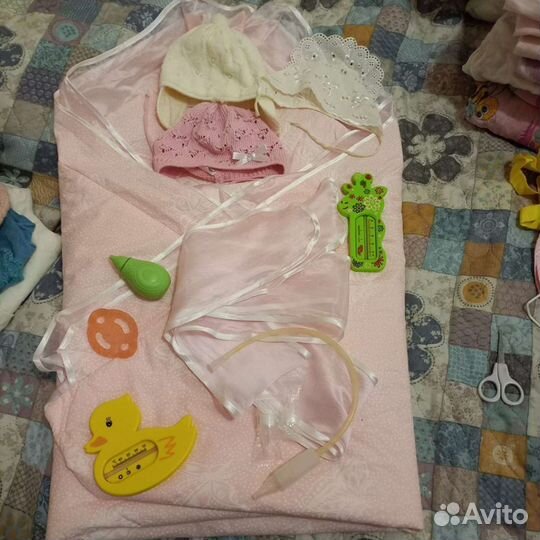 Конверт на выписку+полотенце + аксессуары