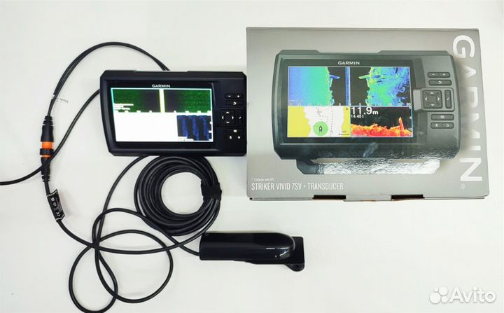 Эхолот garmin striker vivid 7SV б/у