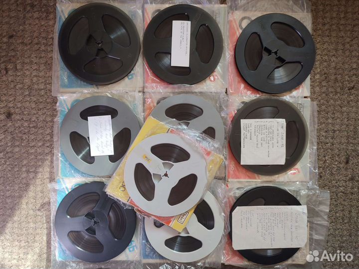 Бобины 550м рок студийные катушки магнитная лента