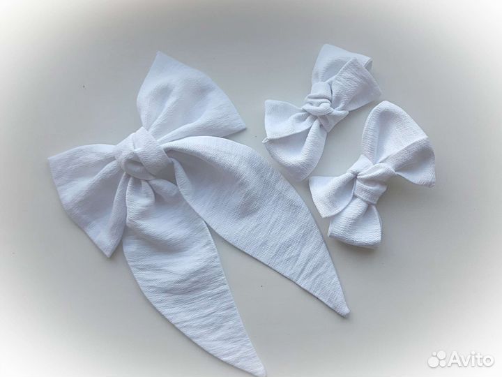 Банты для волос школьные