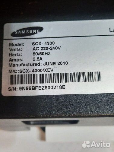 Принтер лазерный мфу samsung scx 4300