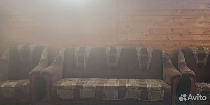 Диван и 2 кресла бу