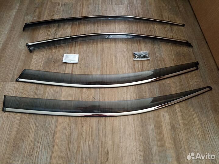 Дефлекторы окон (ветровики) Skoda Octavia A7 2013+