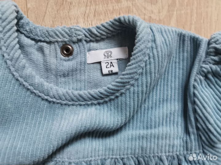 Новое вельветовое платье La Redoute 2 года - 86 см